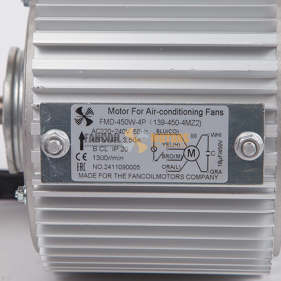 Электродвигатель FMR FMD-450W-4P(139-450-4MZ2) — изображение 2