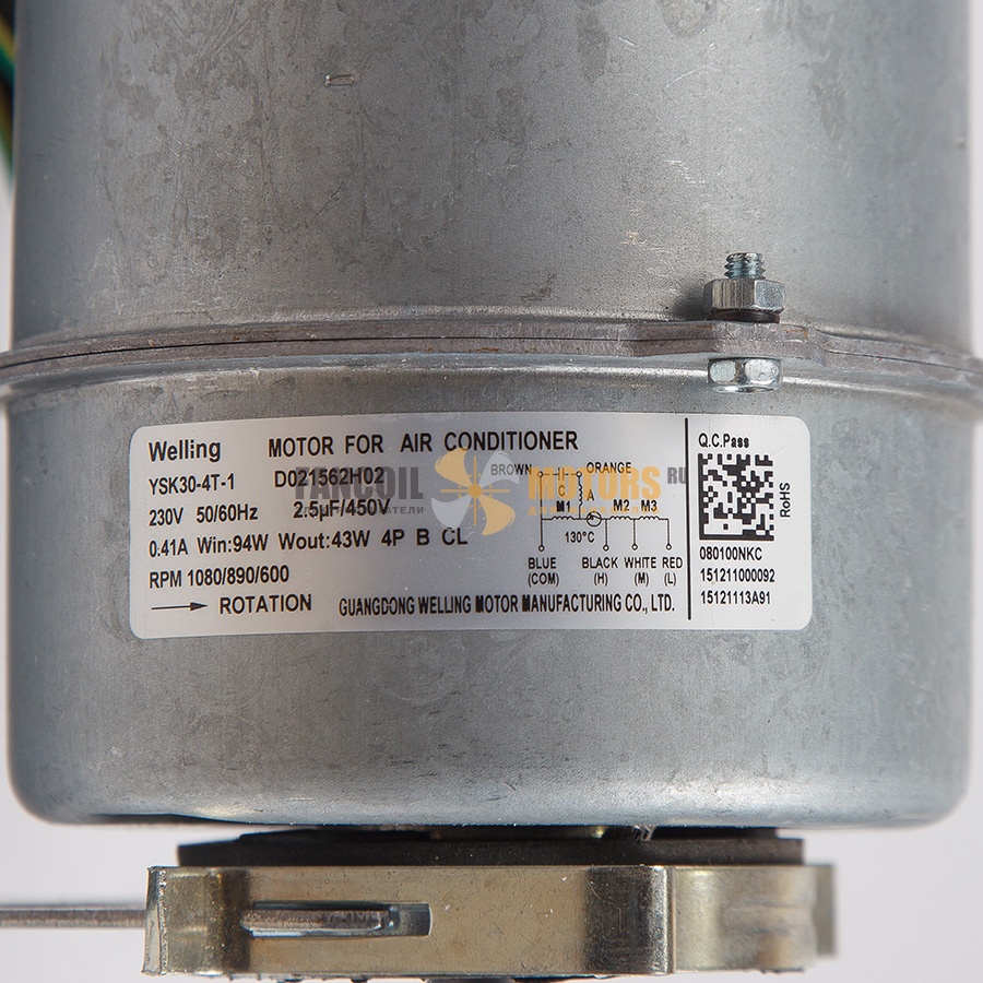 Электродвигатель WELLING YSK 30-4Т-1 (D021562 H02) — изображение 2