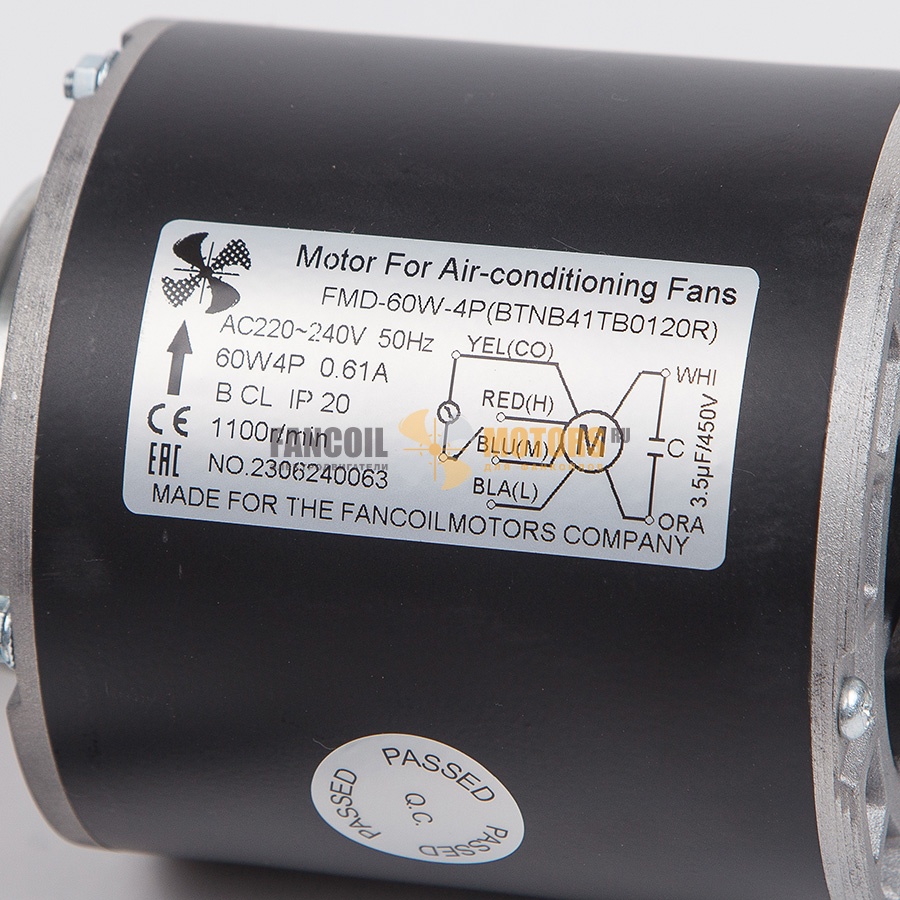 Электродвигатель FMR FMD-60W-4P (BTNB41TB0120) — изображение 2