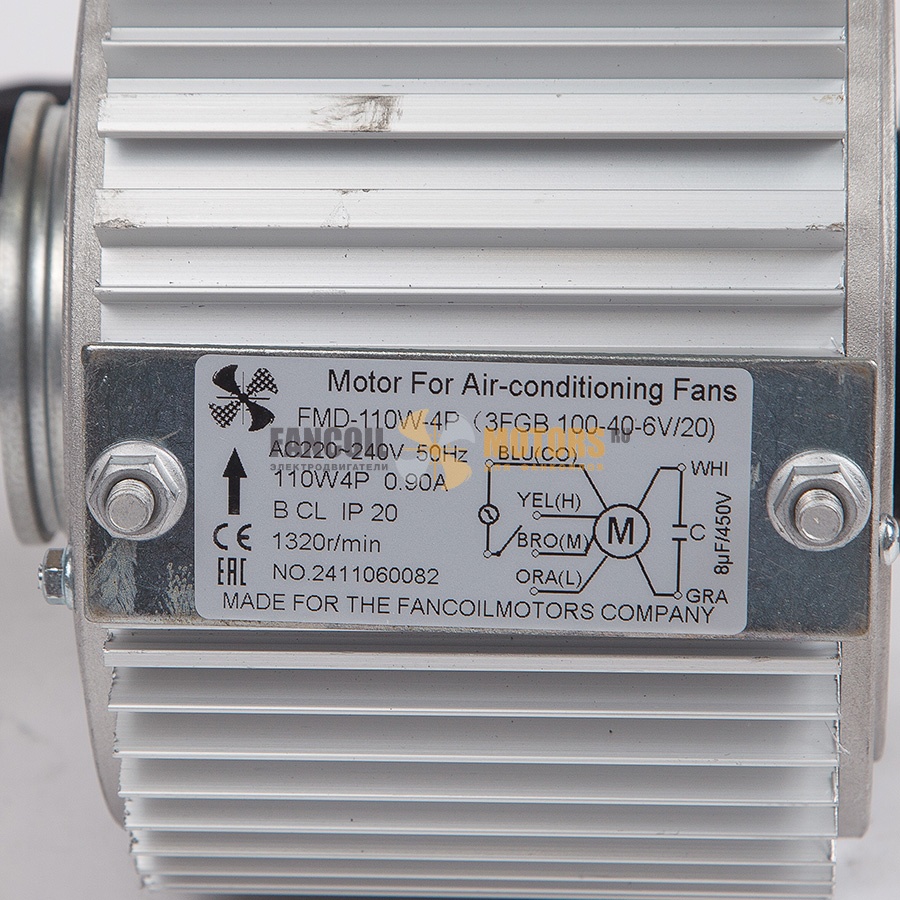 Электродвигатель FMR FMD-110W-4P(3FGB 100-40-6V/20) — изображение 2