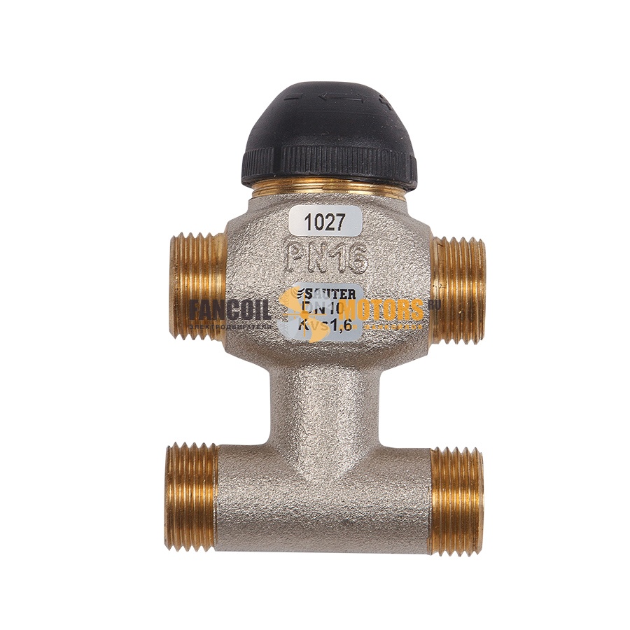 Клапан SAUTER F410-1.6, 3-х ходовой с байпассом