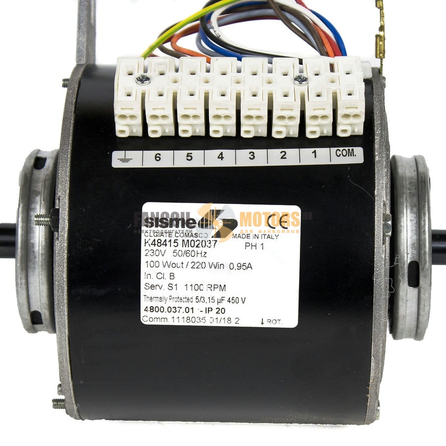 Электродвигатель SISME K48415 M02037 — изображение 2